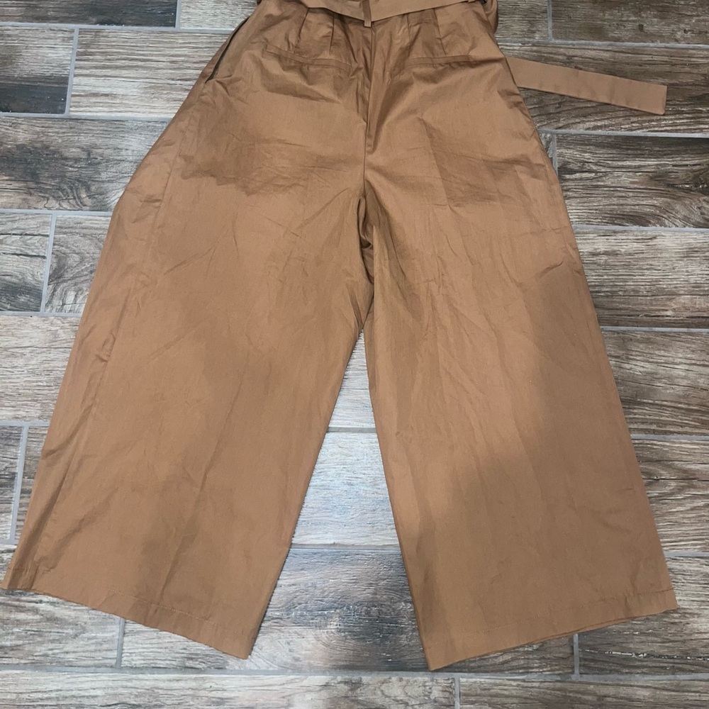 Exquise Pleated Tie-Front Trousers Pants Anthropologie - Picture 4 of 6